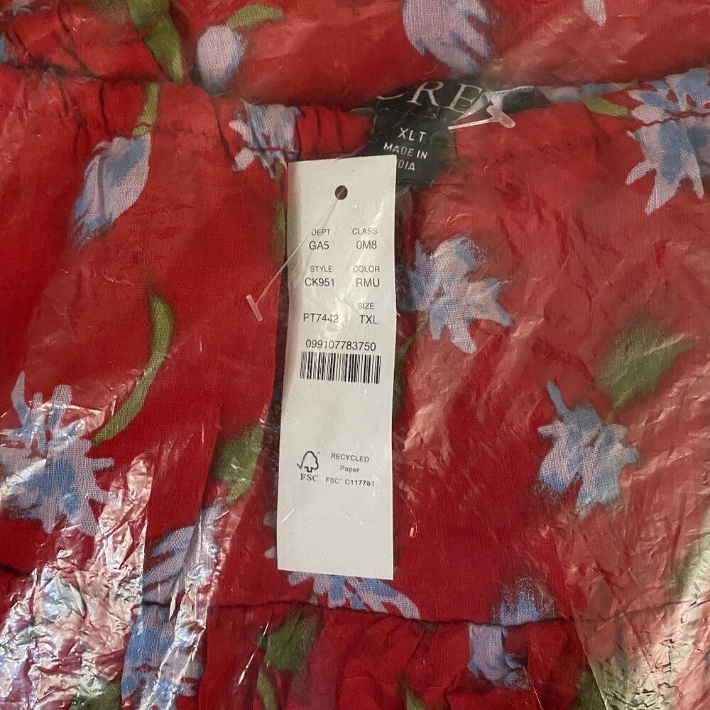 J. Crew Side-tie skirt in ramie Tall XL - Picture 10 of 11